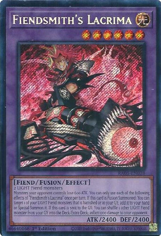 RA05-EN038 * Fiendsmith's Lacrima * Secret Rare * Rarity Collection 5