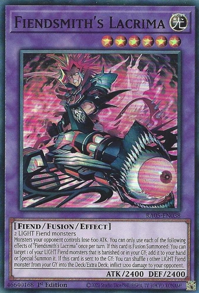 RA05-EN038 * Fiendsmith's Lacrima * Super Rare * Rarity Collection 5