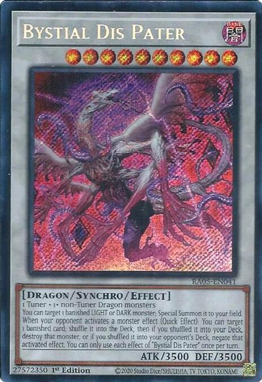 RA05-EN041 - Bystial Dis Pater - Secret Rare - Rarity Collection 5
