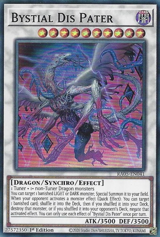 RA05-EN041 * Bystial Dis Pater * Super Rare * Rarity Collection 5