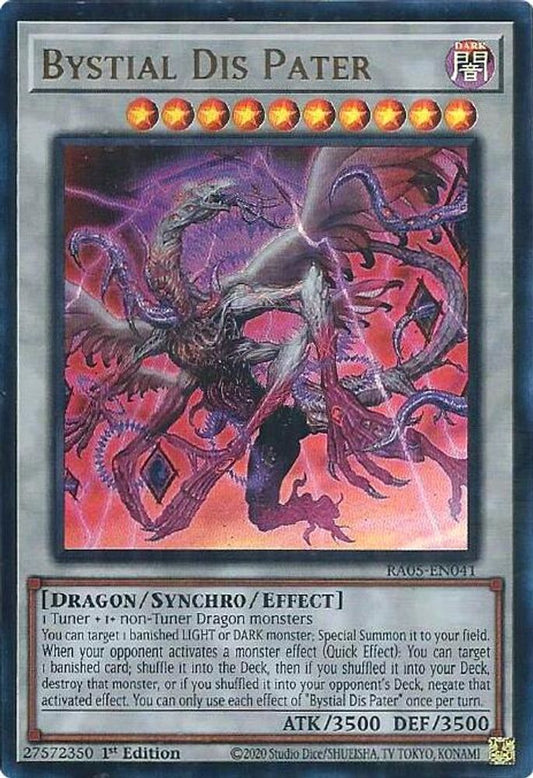 RA05-EN041 - Bystial Dis Pater - Ultra Rare - Rarity Collection 5