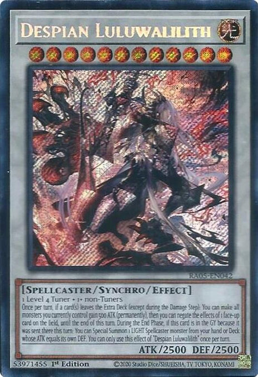 RA05-EN042 - Despian Luluwalilith - Secret Rare - Rarity Collection 5