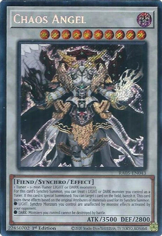 RA05-EN043 - Chaos Angel - Secret Rare - Rarity Collection 5