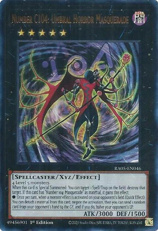 RA05-EN046 * Number C104: Umbral Horror Masquerade * Ultra Rare * Rarity Collection 5
