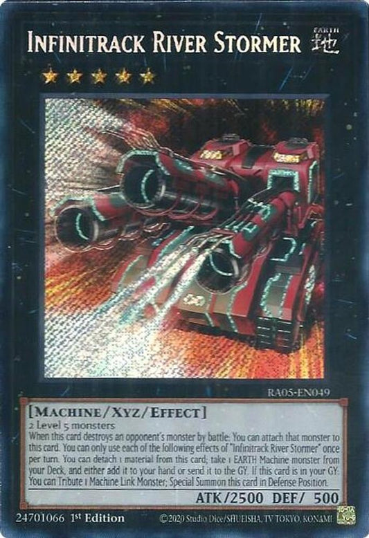 RA05-EN049 - Infinitrack River Stormer - Secret Rare - Rarity Collection 5