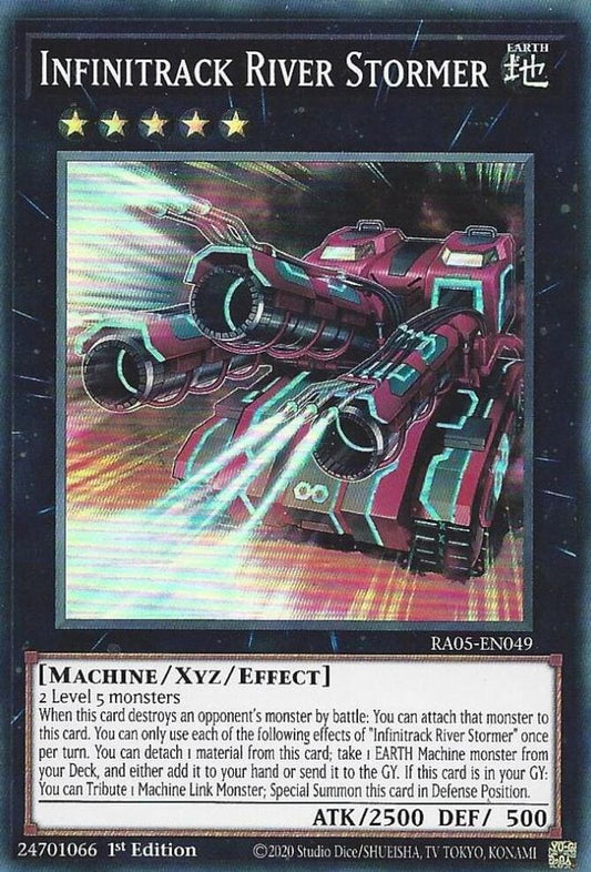 RA05-EN049 * Infinitrack River Stormer * Super Rare * Rarity Collection 5