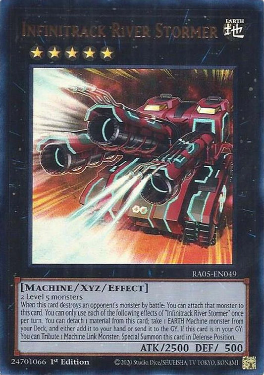 RA05-EN049 - Infinitrack River Stormer - Ultra Rare - Rarity Collection 5