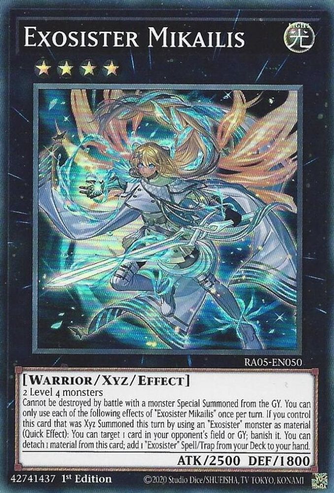 RA05-EN050 * Exosister Mikailis * Super Rare * Rarity Collection 5