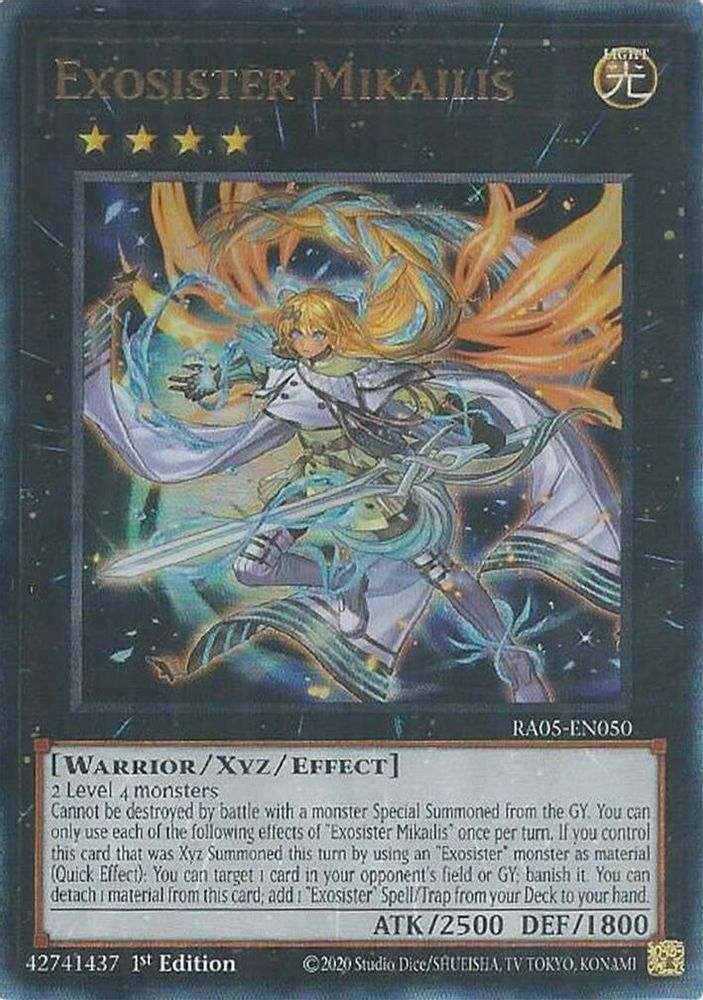 RA05-EN050 * Exosister Mikailis * Ultimate Rare * Rarity Collection 5