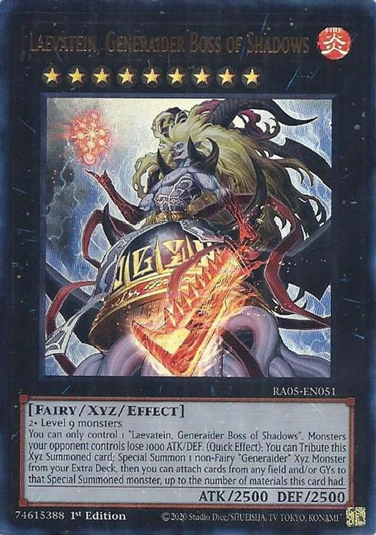 RA05-EN051 - Laevatein, Generaider Boss of Shadows - Ultra Rare - Rarity Collection 5