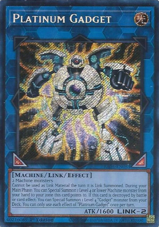 RA05-EN054 * Platinum Gadget * Secret Rare * Rarity Collection 5