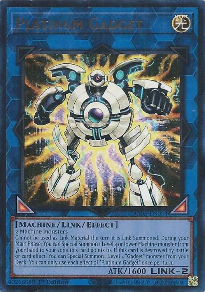 RA05-EN054 * Platinum Gadget * Ultra Rare * Rarity Collection 5