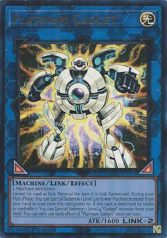 RA05-EN054 - Platinum Gadget - Ultra Rare - Rarity Collection 5
