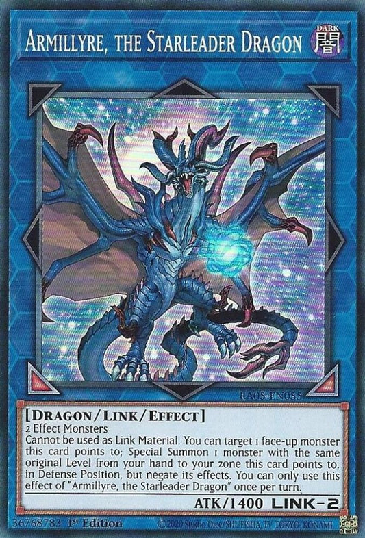 RA05-EN055 * Armillyre, the Starleader Dragon * Super Rare * Rarity Collection 5