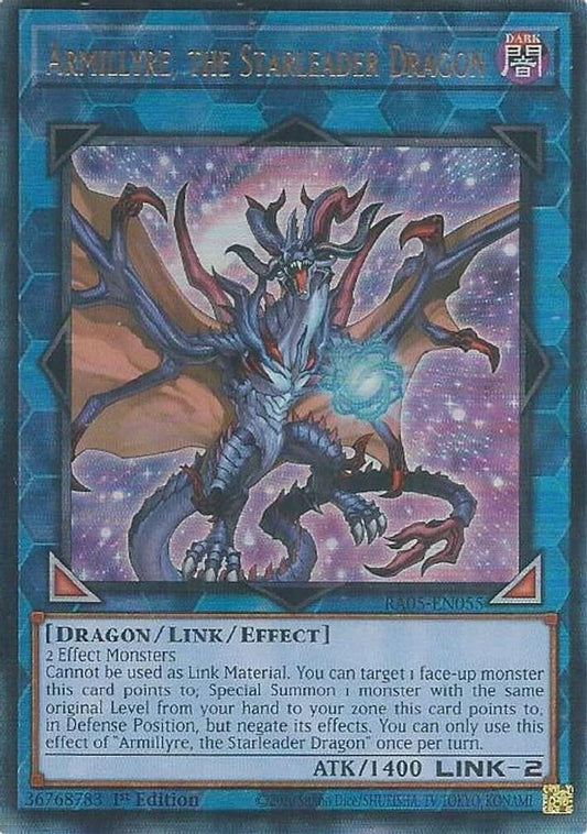 RA05-EN055 * Armillyre, the Starleader Dragon * Ultimate Rare * Rarity Collection 5