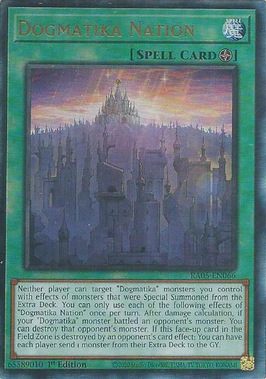 RA05-EN066 * Dogmatika Nation * Ultimate Rare * Rarity Collection 5
