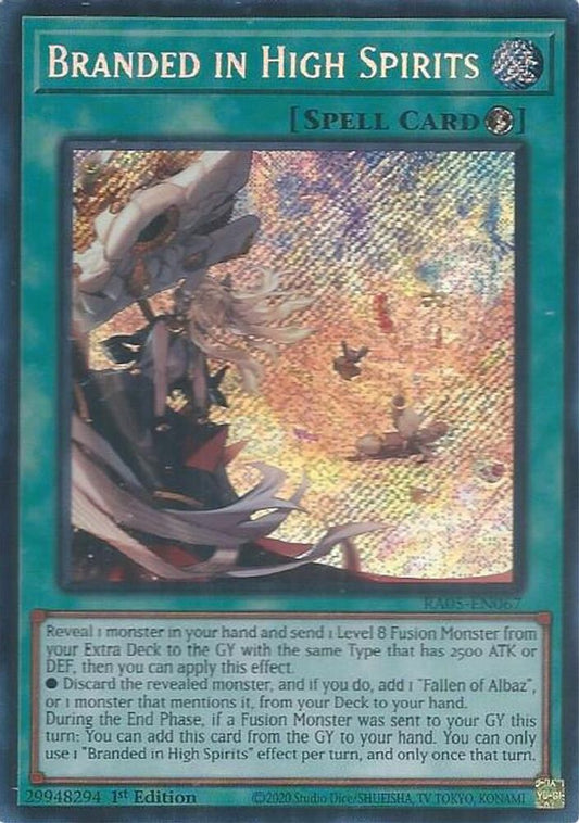 RA05-EN067 * Branded in High Spirits * Secret Rare * Rarity Collection 5