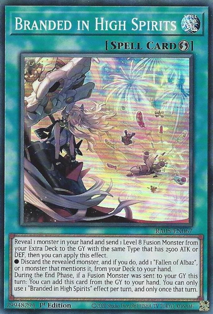 RA05-EN067 * Branded in High Spirits * Super Rare * Rarity Collection 5