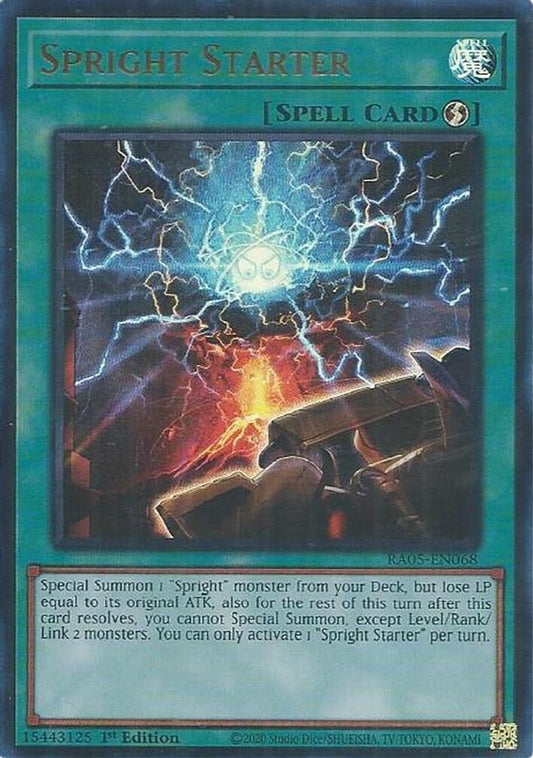 RA05-EN068 - Spright Starter - Ultra Rare - Rarity Collection 5