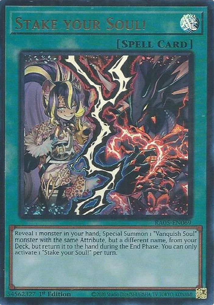 RA05-EN069 * Stake your Soul! * Ultra Rare * Rarity Collection 5