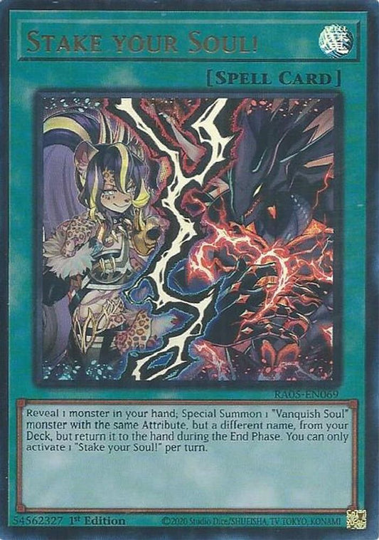 RA05-EN069 - Stake your Soul! - Ultra Rare - Rarity Collection 5