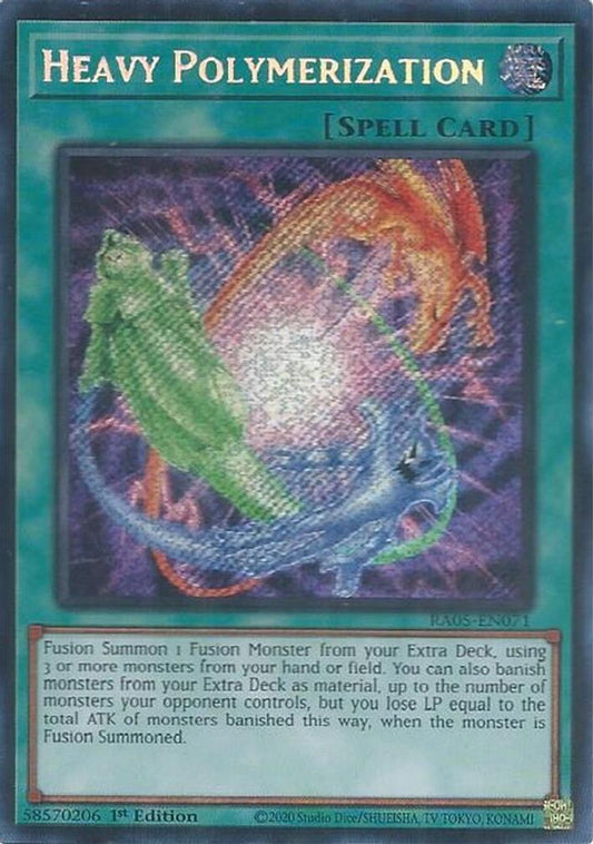 RA05-EN071 * Heavy Polymerization * Secret Rare * Rarity Collection 5