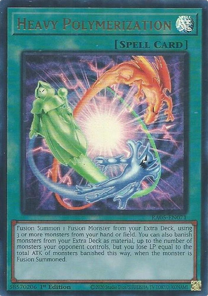 RA05-EN071 * Heavy Polymerization * Ultra Rare * Rarity Collection 5