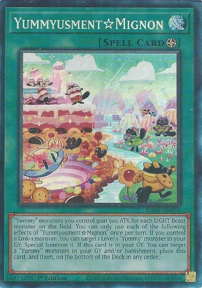 RA05-EN073 * Yummyusment☆Mignon * Collector's Rare * Rarity Collection 5