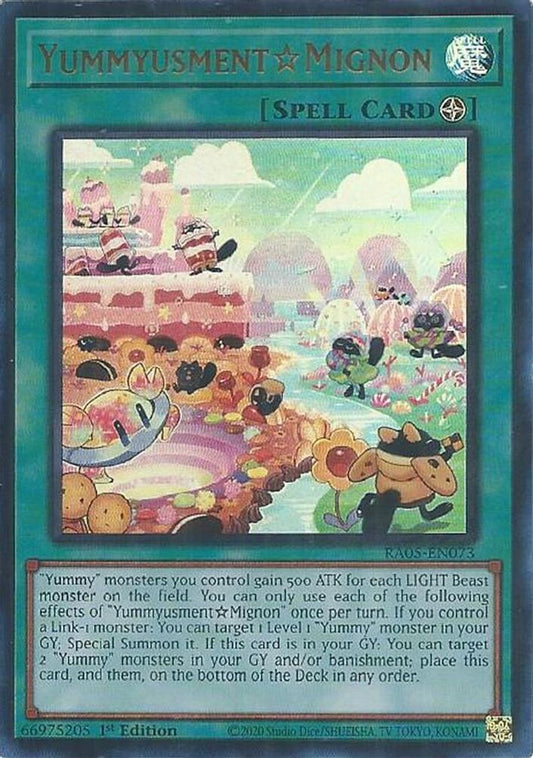 RA05-EN073 * Yummyusment☆Mignon * Ultra Rare * Rarity Collection 5