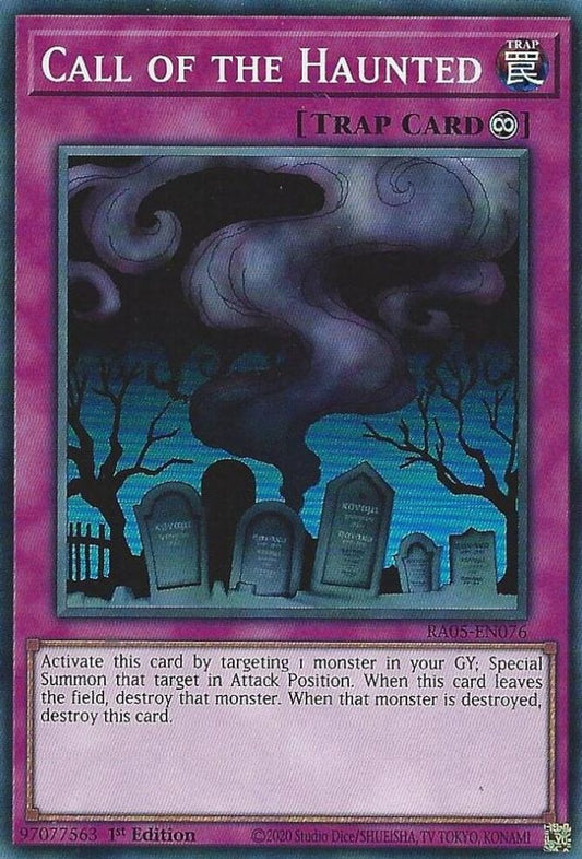 RA05-EN076 - Call of the Haunted - Super Rare - Rarity Collection 5