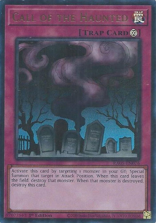 RA05-EN076 - Call of the Haunted - Ultra Rare - Rarity Collection 5