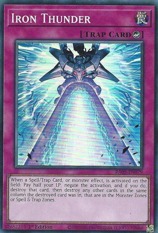 RA05-EN079 - Iron Thunder - Super Rare - Rarity Collection 5