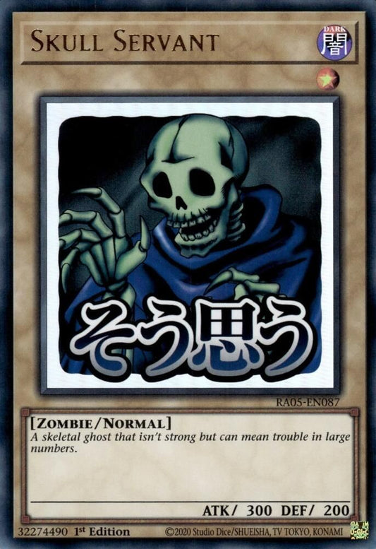 RA05-EN087 - Skull Servant - Ultra Rare - Rarity Collection 5