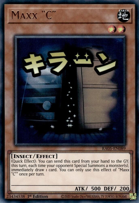 RA05-EN089 - Maxx "C" - Ultra Rare - Rarity Collection 5