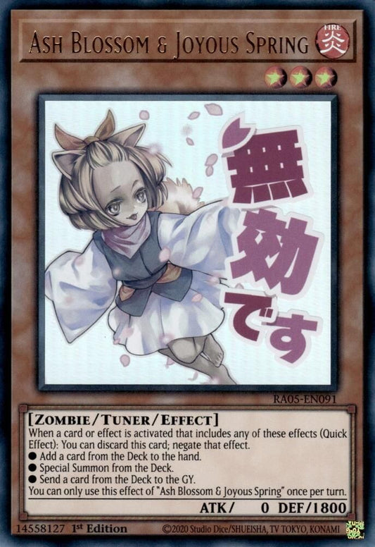 RA05-EN091 - Ash Blossom & Joyous Spring - Ultra Rare - Rarity Collection 5