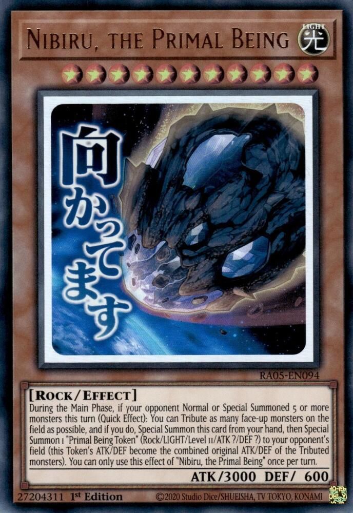 RA05-EN094 - Nibiru, the Primal Being - Ultra Rare - Rarity Collection 5