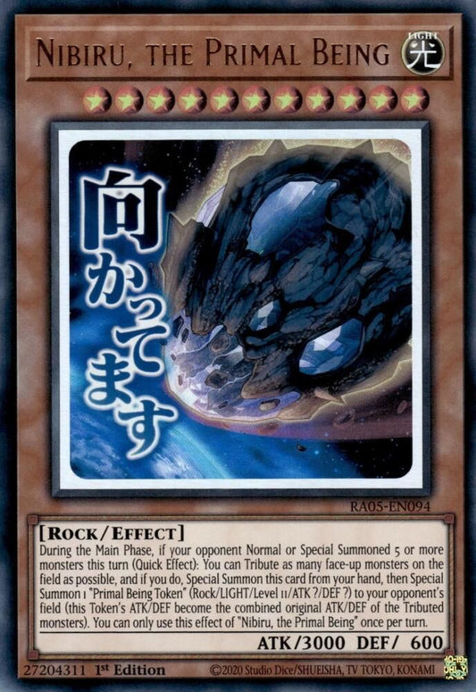 RA05-EN094 - Nibiru, the Primal Being - Ultra Rare - Rarity Collection 5