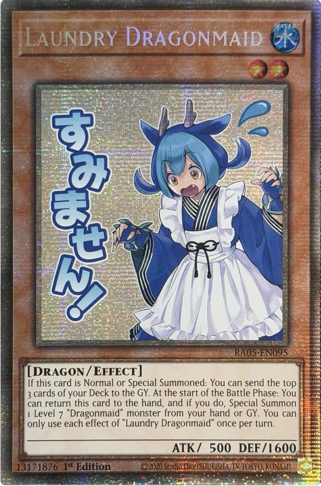 RA05-EN095 * Laundry Dragonmaid * Starlight Rare * Rarity Collection 5