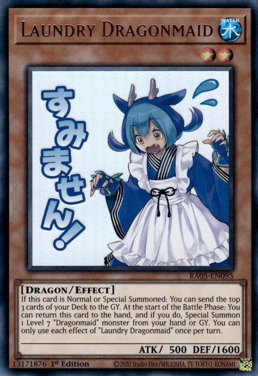 RA05-EN095 - Laundry Dragonmaid - Ultra Rare - Rarity Collection 5