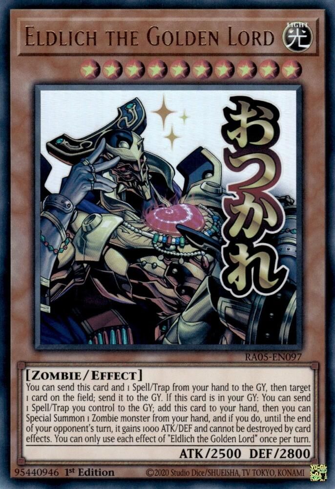 RA05-EN097 * Eldlich the Golden Lord * Ultra Rare * Rarity Collection 5
