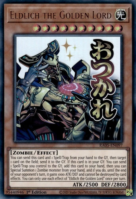 RA05-EN097 - Eldlich the Golden Lord - Ultra Rare - Rarity Collection 5