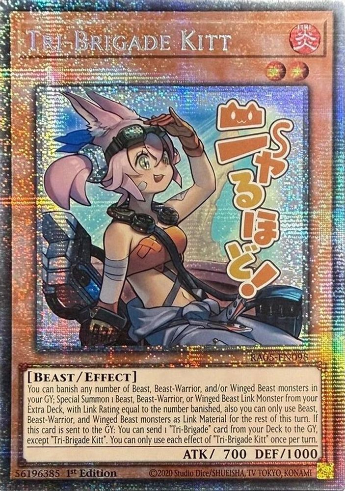 RA05-EN098 - Tri-Brigade Kitt - Starlight Rare - Rarity Collection 5