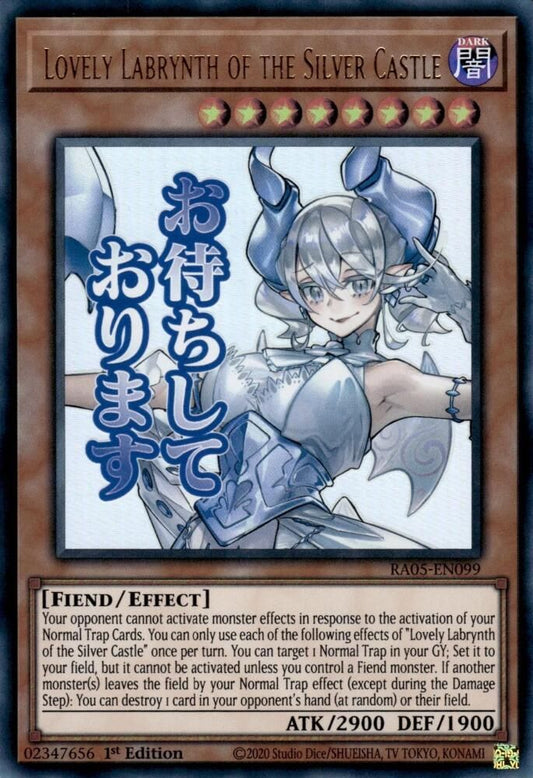 RA05-EN099 - Lovely Labrynth of the Silver Castle - Ultra Rare - Rarity Collection 5