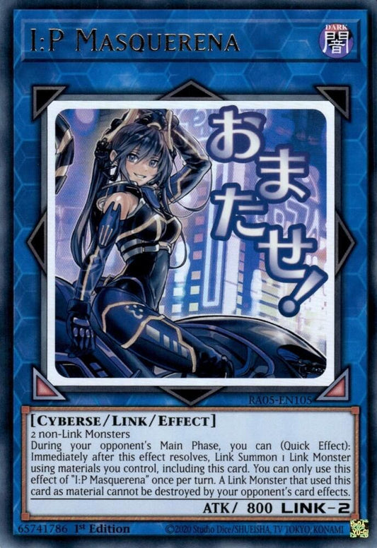 RA05-EN105 - I:P Masquerena - Ultra Rare - Rarity Collection 5