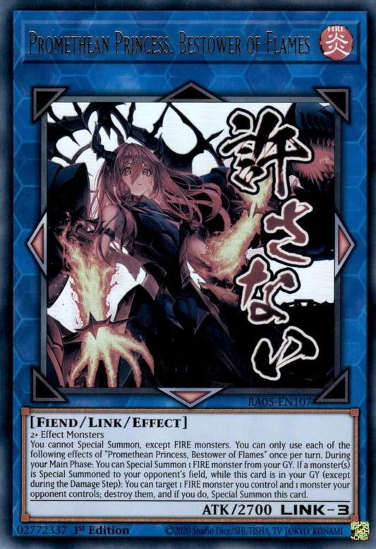 RA05-EN107 - Promethean Princess, Bestower of Flames - Ultra Rare - Rarity Collection 5