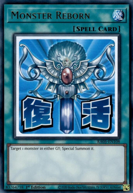 RA05-EN108 - Monster Reborn - Ultra Rare - Rarity Collection 5