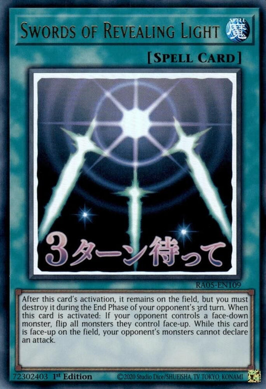 RA05-EN109 - Swords of Revealing Light - Ultra Rare - Rarity Collection 5