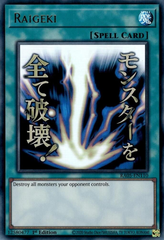 RA05-EN110 * Raigeki (Stamp) * Ultra Rare * Rarity Collection 5 — imagen de TCGplayer 687251