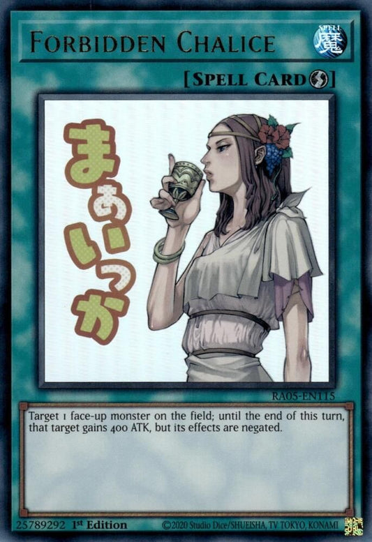 RA05-EN115 - Forbidden Chalice - Ultra Rare - Rarity Collection 5