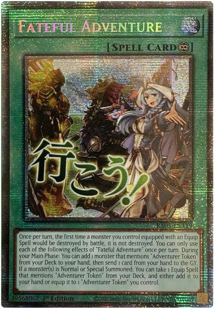 RA05-EN119 * Fateful Adventure * Starlight Rare * Rarity Collection 5